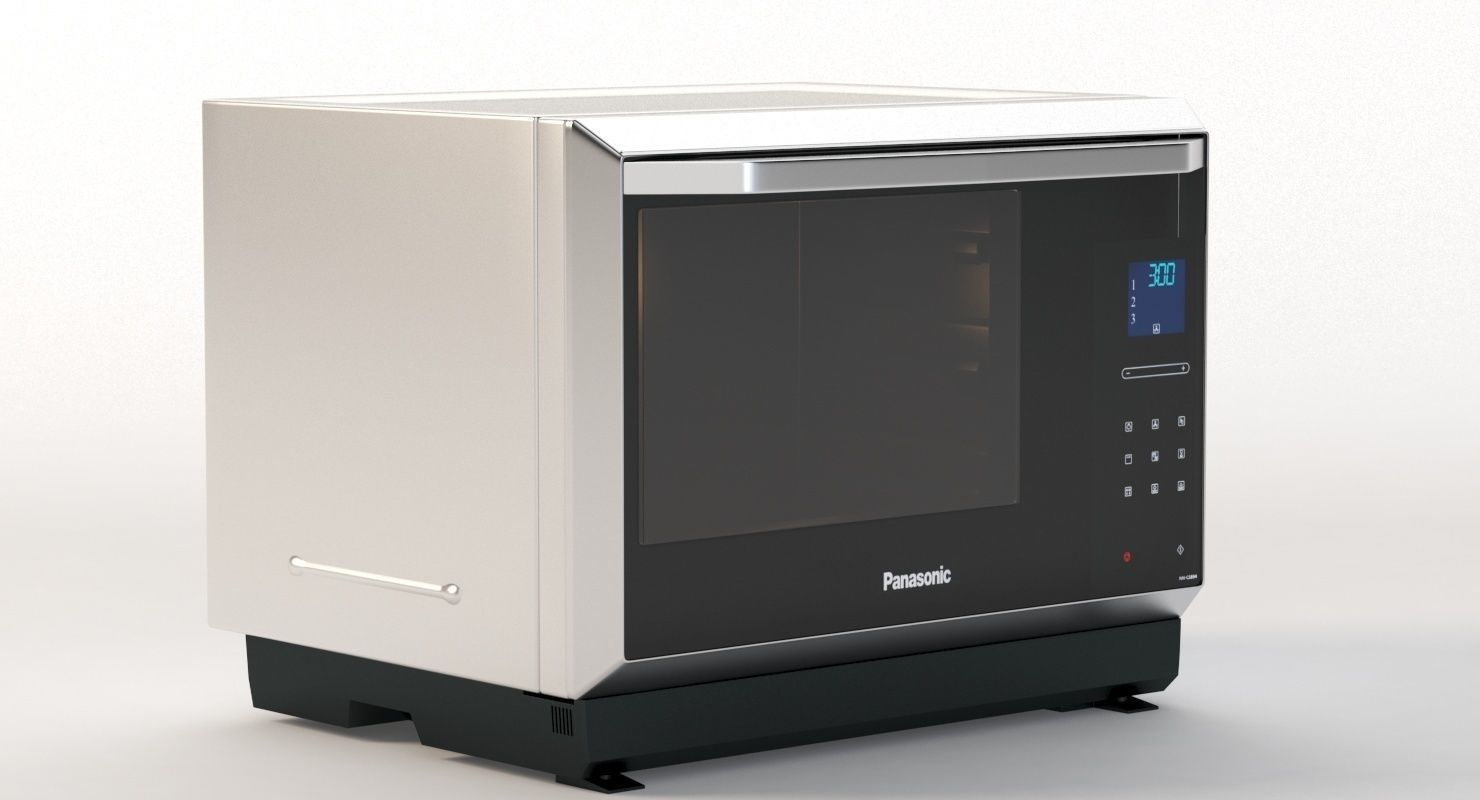 Panasonic Combination Microwave Oven 3D model_2