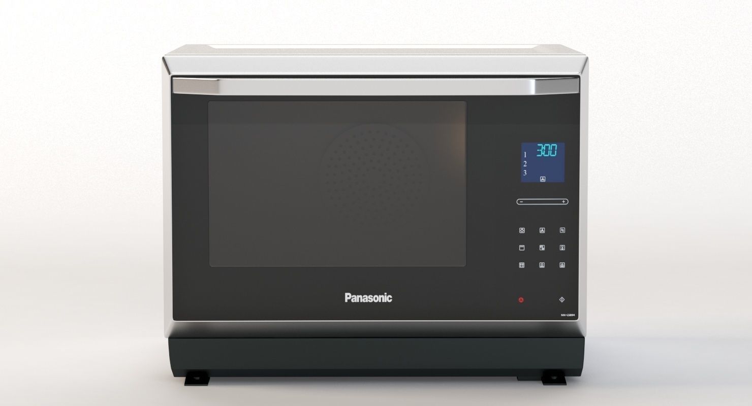 Panasonic Combination Microwave Oven 3D model_1