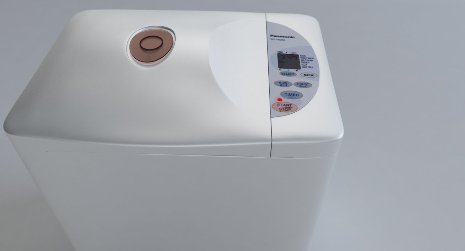 Panasonic Automatic Bread Maker With Yeast Dispenser Sd Yd250 3D model_11