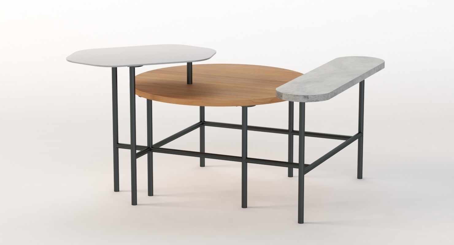 Palette Table Jh6 3D model_5