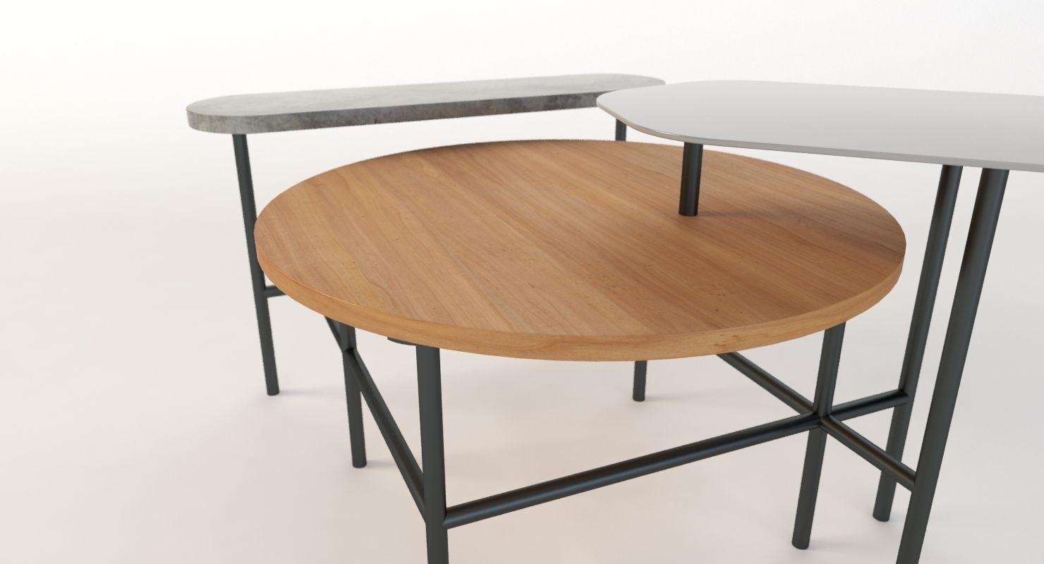 Palette Table Jh6 3D model_9