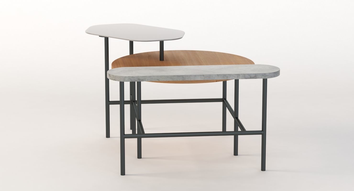 Palette Table Jh6 3D model_4