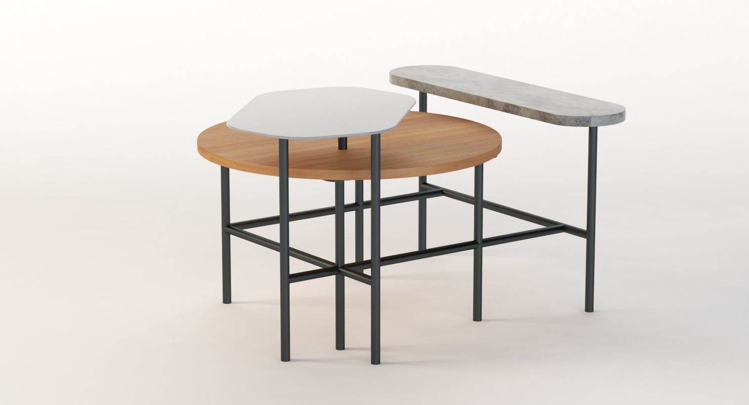 Palette Table Jh6 3D model_6