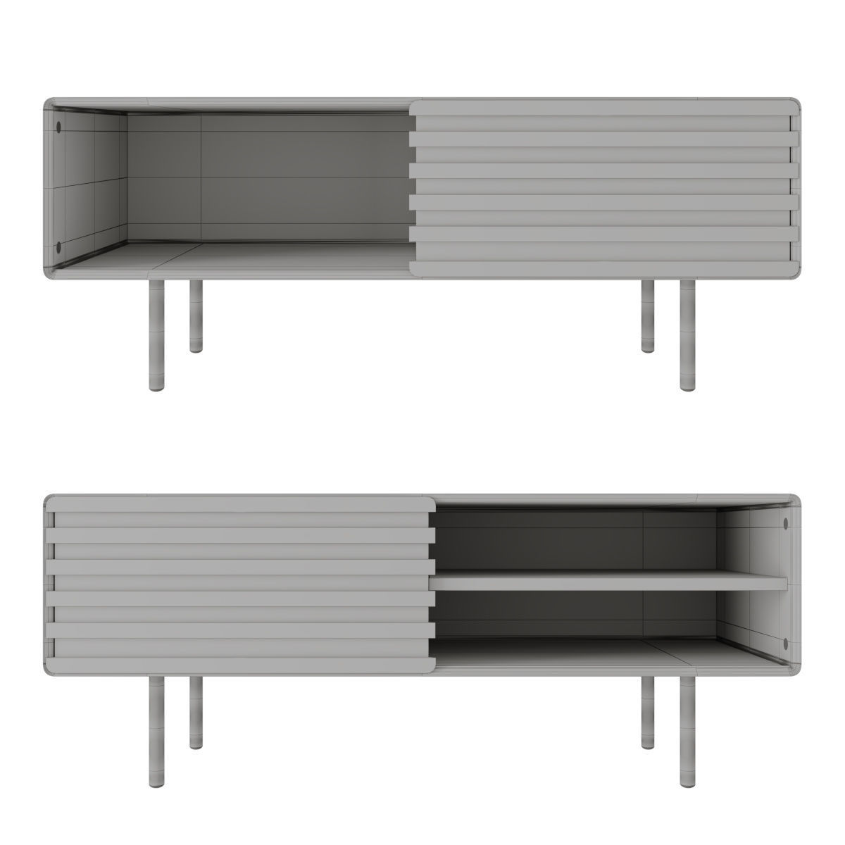 Kesia TV cabinet 3D model_2