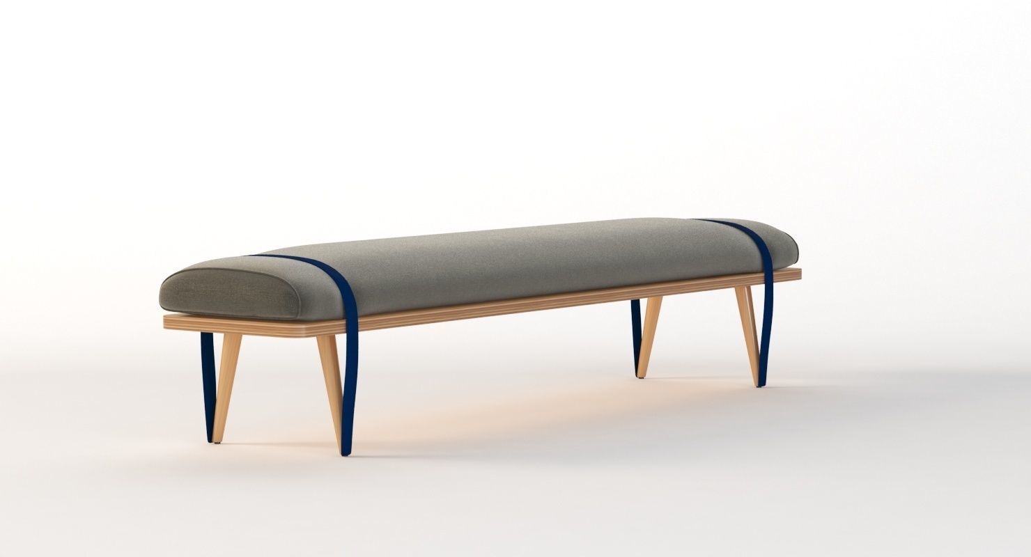 On The Road Bench ASH by Rs Barcelona 3D model_6