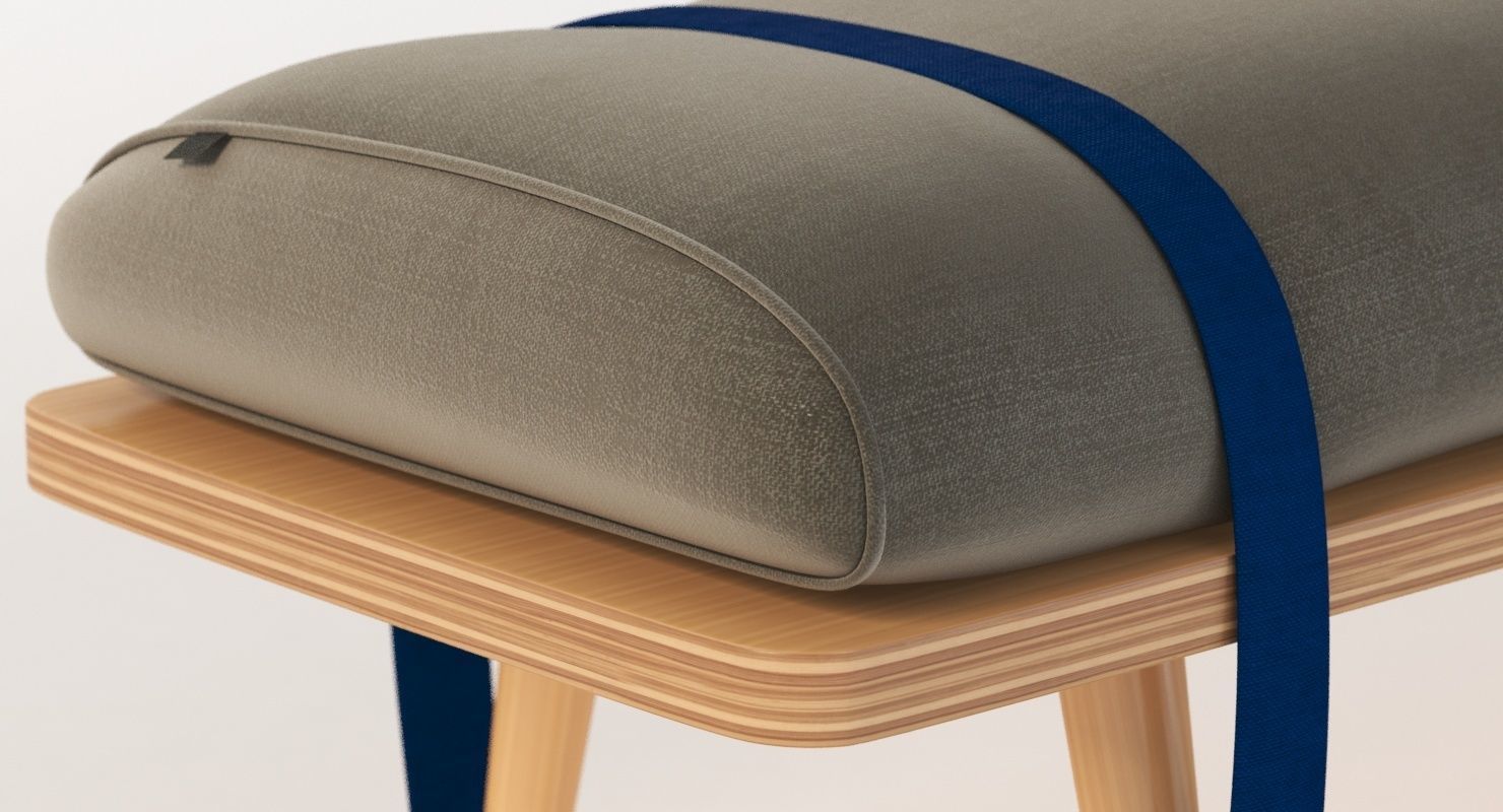 On The Road Bench ASH by Rs Barcelona 3D model_10