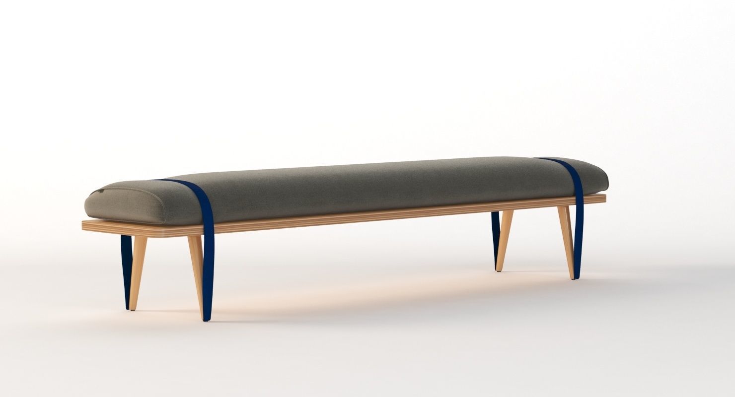 On The Road Bench ASH by Rs Barcelona 3D model_3