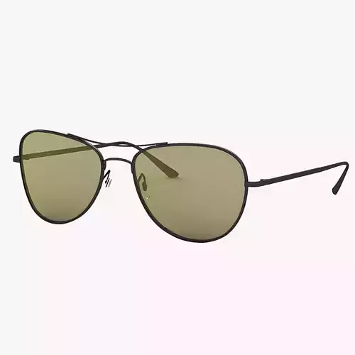 Oliver Peoples Row Executive Suite Matte Black G 15 Sunglass