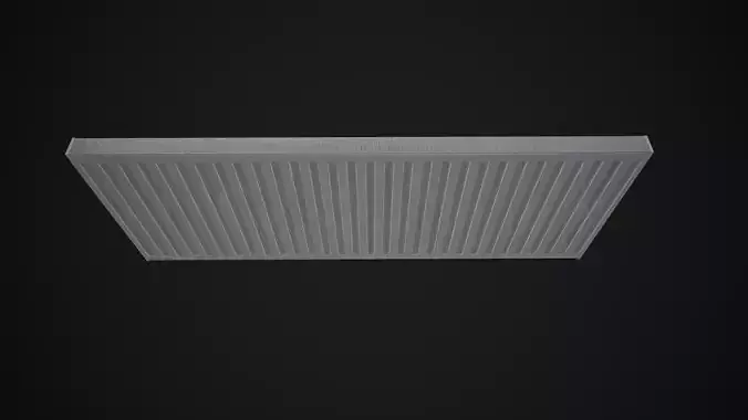 Radiator Low-poly 3D model