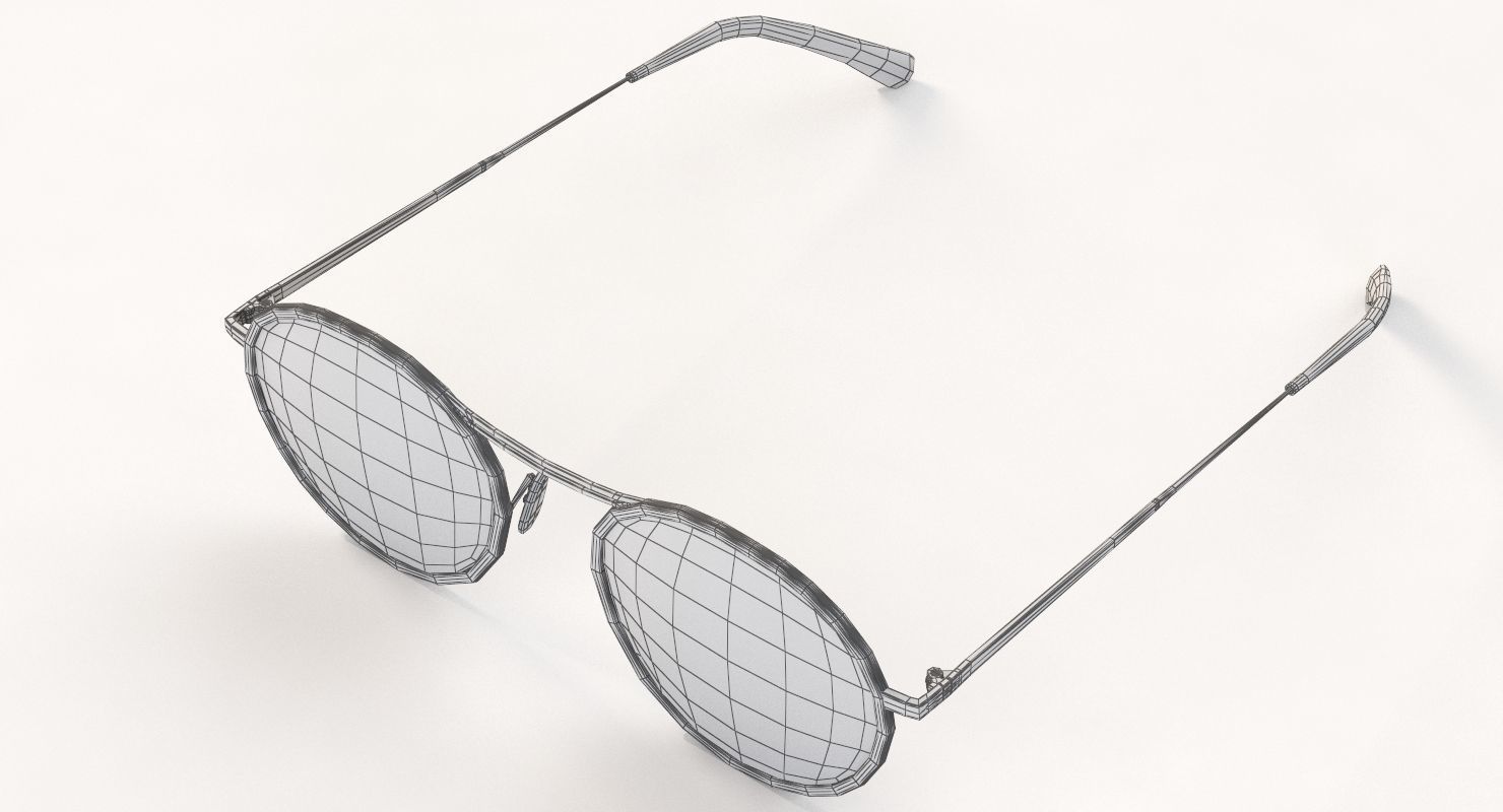 Oliver Peoples Mp 3 30th Sunglass 3D model_10