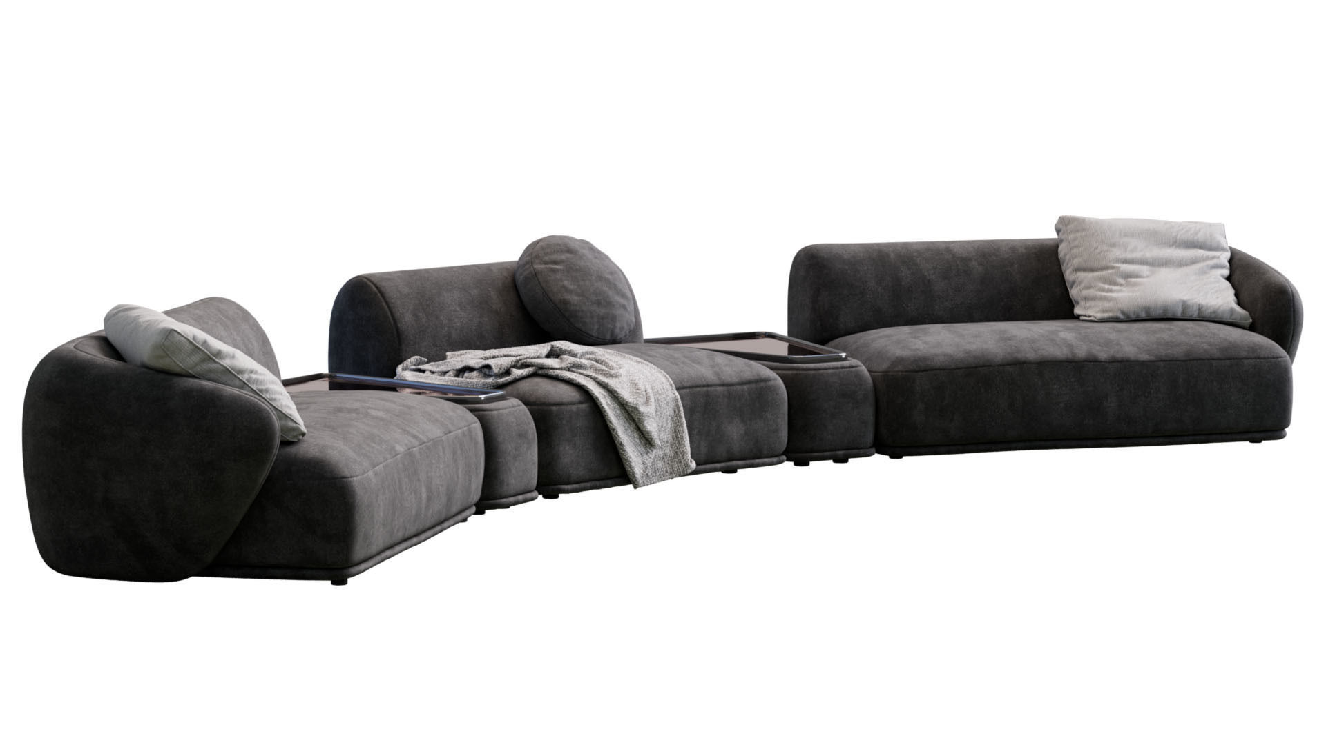 Sofa Rene By Meridiani 3D model_4