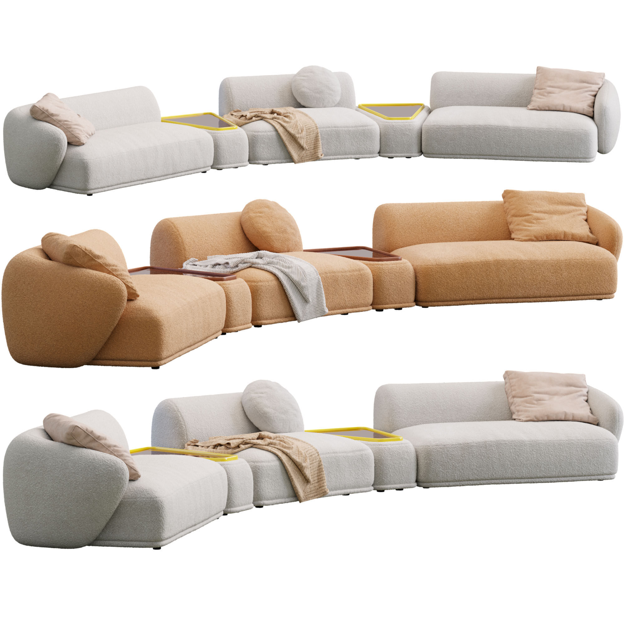 Sofa Rene By Meridiani 3D model_15