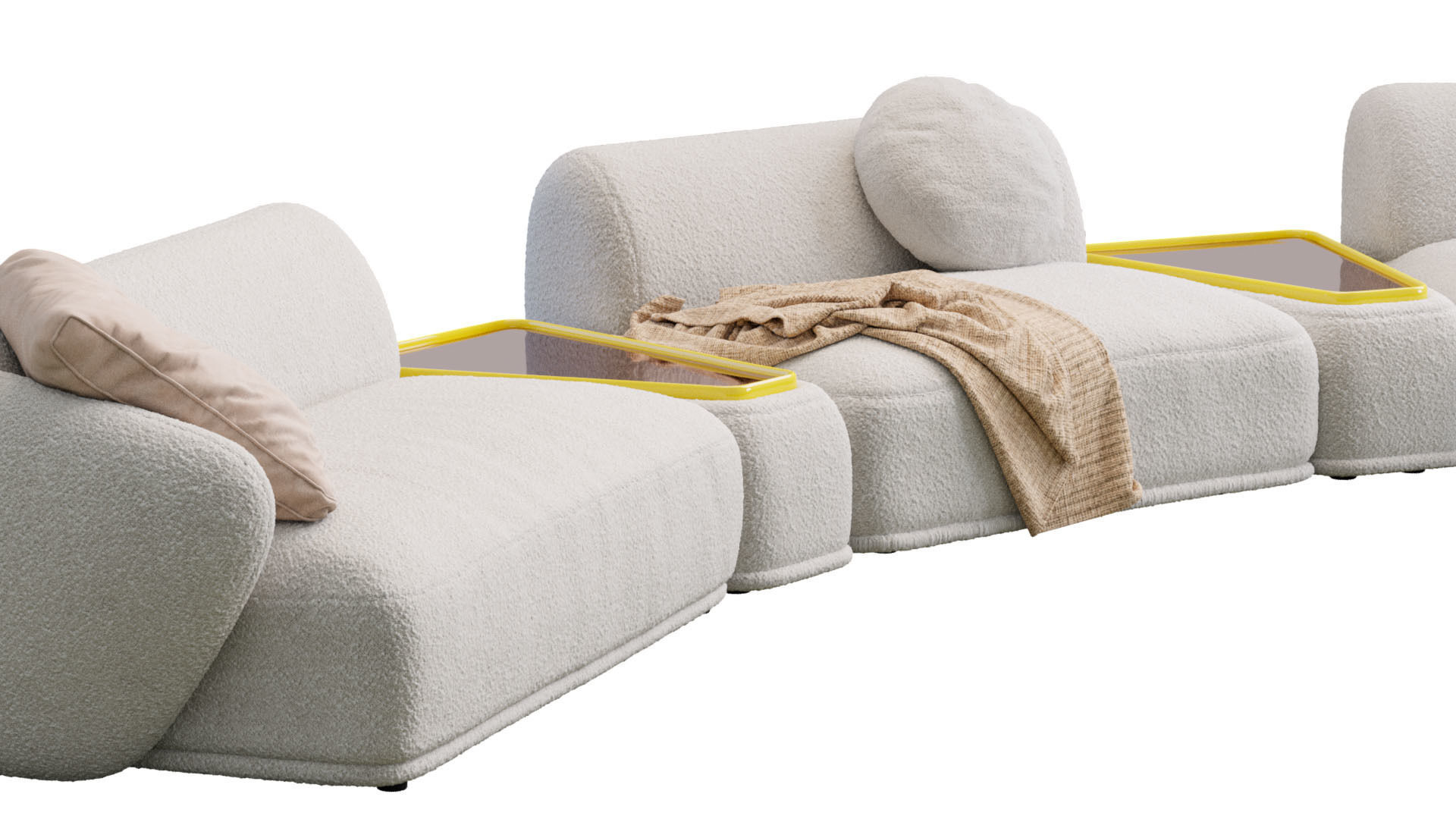 Sofa Rene By Meridiani 3D model_1