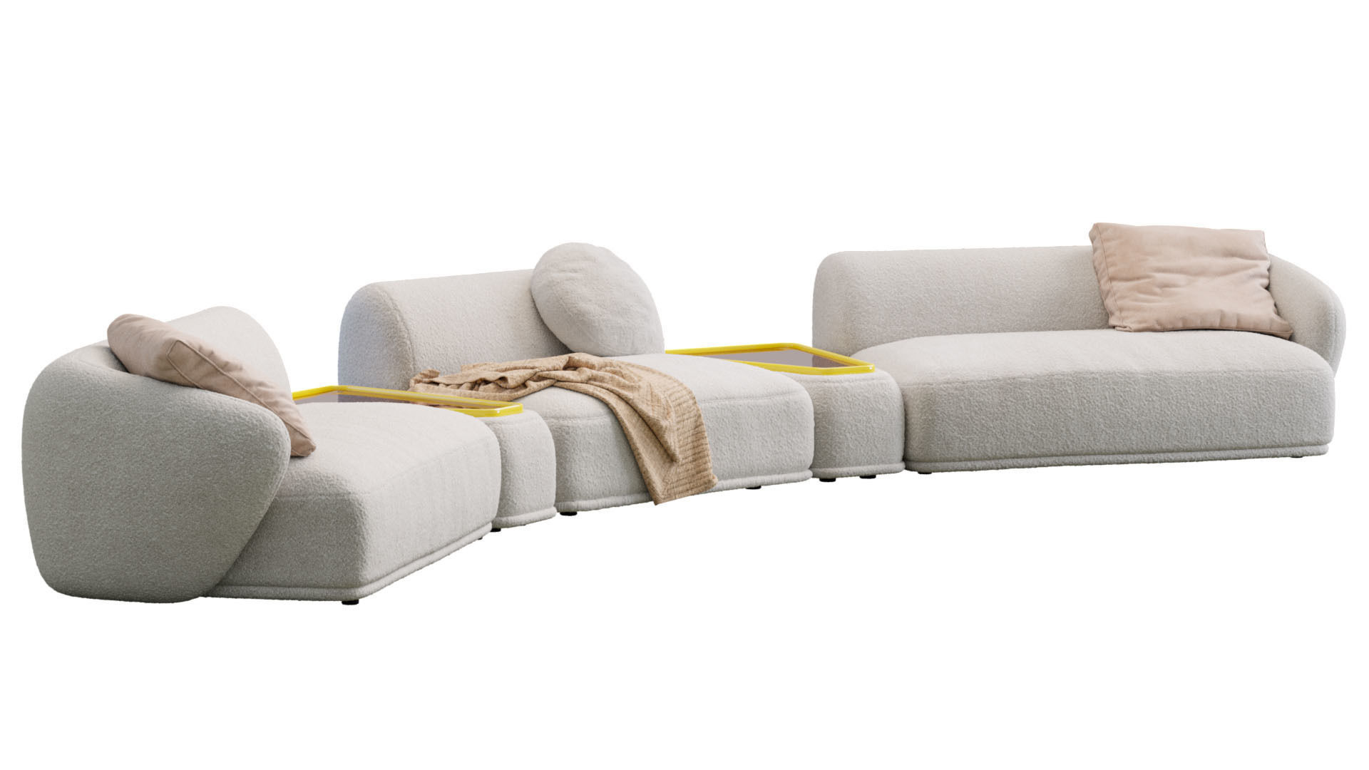 Sofa Rene By Meridiani 3D model_5