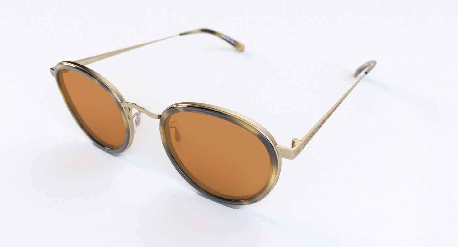 Oliver Peoples Mp 2 Sun Sunglass 3D model_2