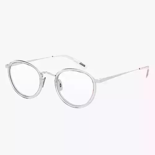 Oliver Peoples Mp 2 18k White Gold Sunglass