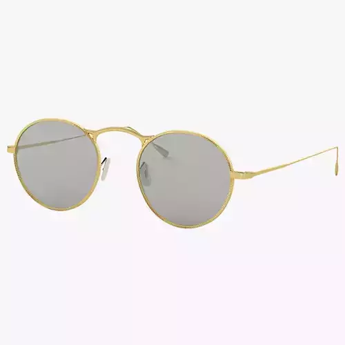 Oliver Peoples M 4 30th 18k Gold Sunglass