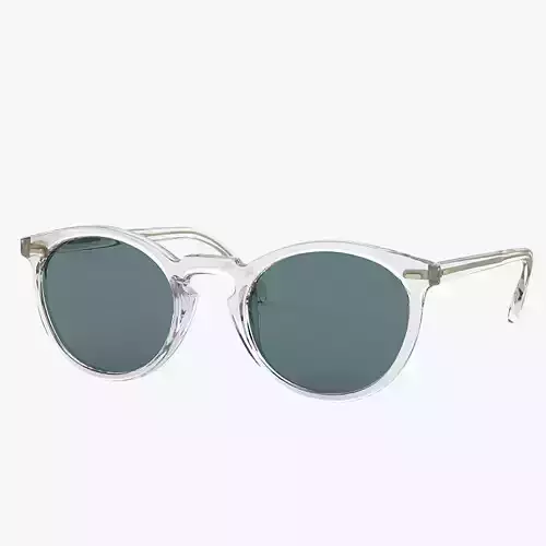 Oliver Peoples Gregory Peck 47 Sun Crystal Indigo Photochromic 3D model