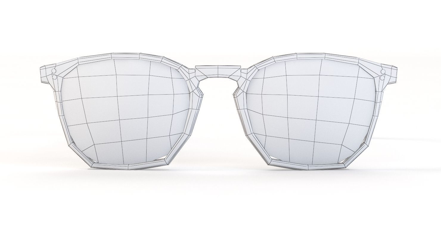 Oliver Peoples Finley Esq Sun Blush Rose Quartz Mirror Sunglass 3D model_10