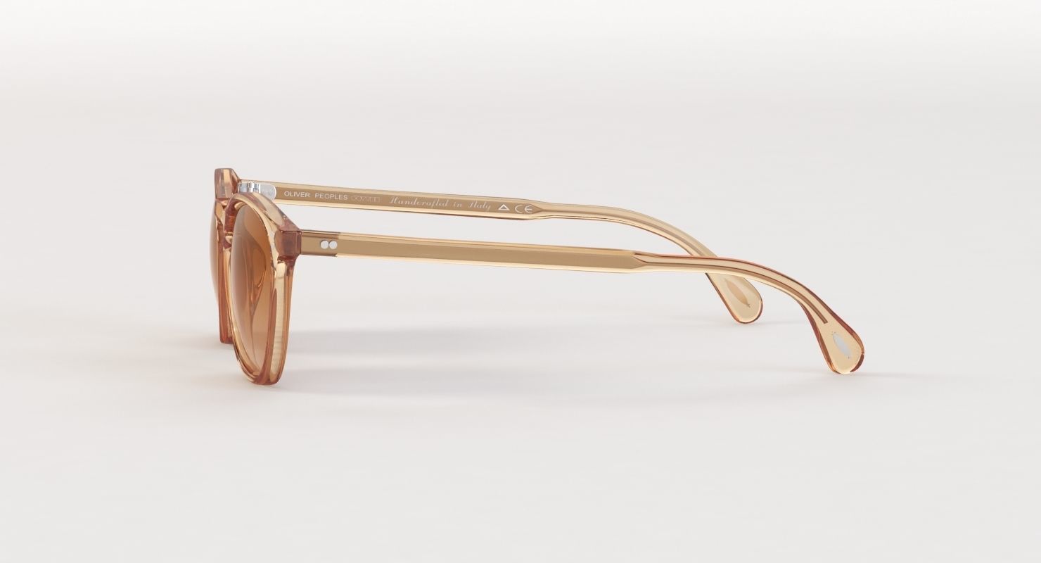 Oliver Peoples Finley Esq Sun Blush Rose Quartz Mirror Sunglass 3D model_6