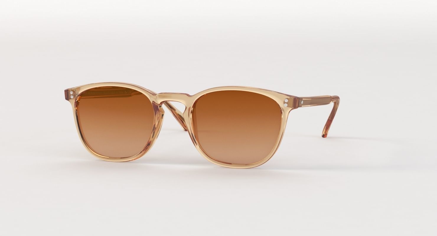 Oliver Peoples Finley Esq Sun Blush Rose Quartz Mirror Sunglass 3D model_7