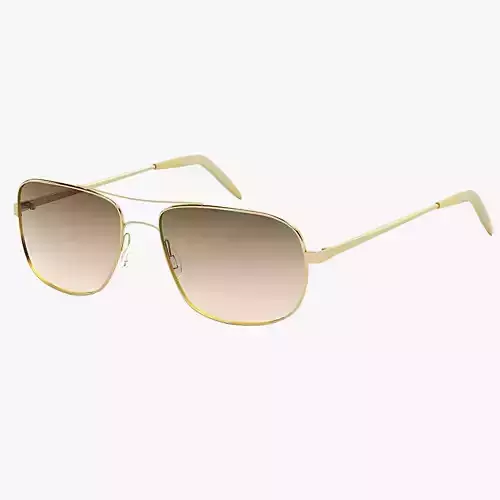 Oliver Peoples Clifton Gold Chrome Olive Photochromic Sunglass 3D model