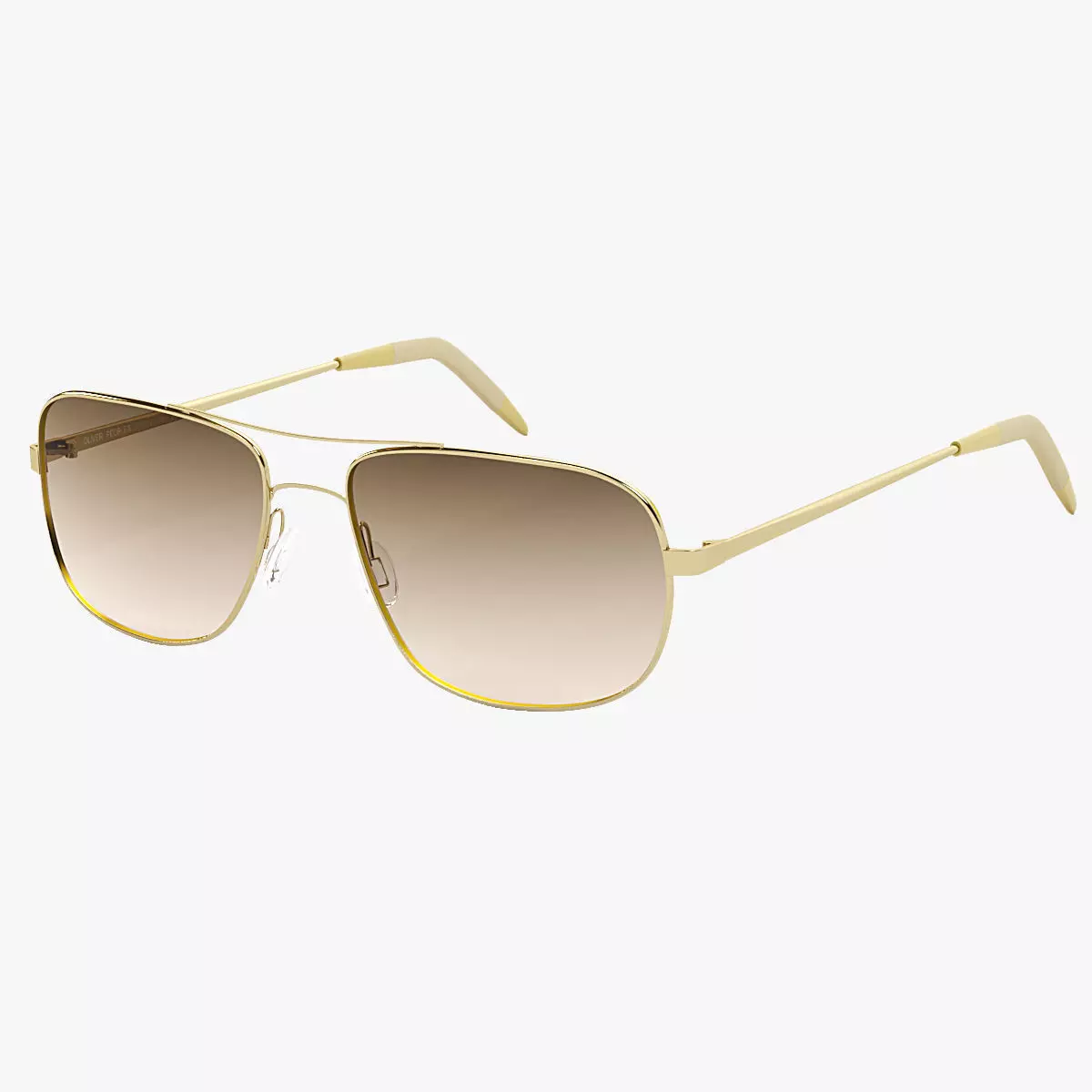 Oliver Peoples Clifton Gold Chrome Olive Photochromic Sunglass 3D model_0