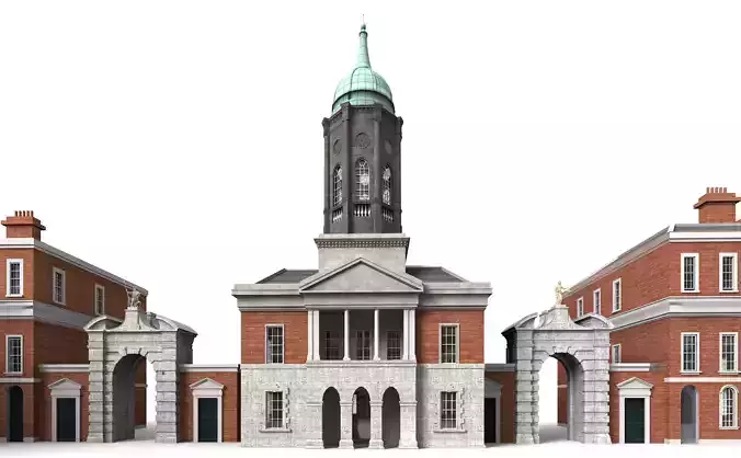 Dublin Castle 3D model