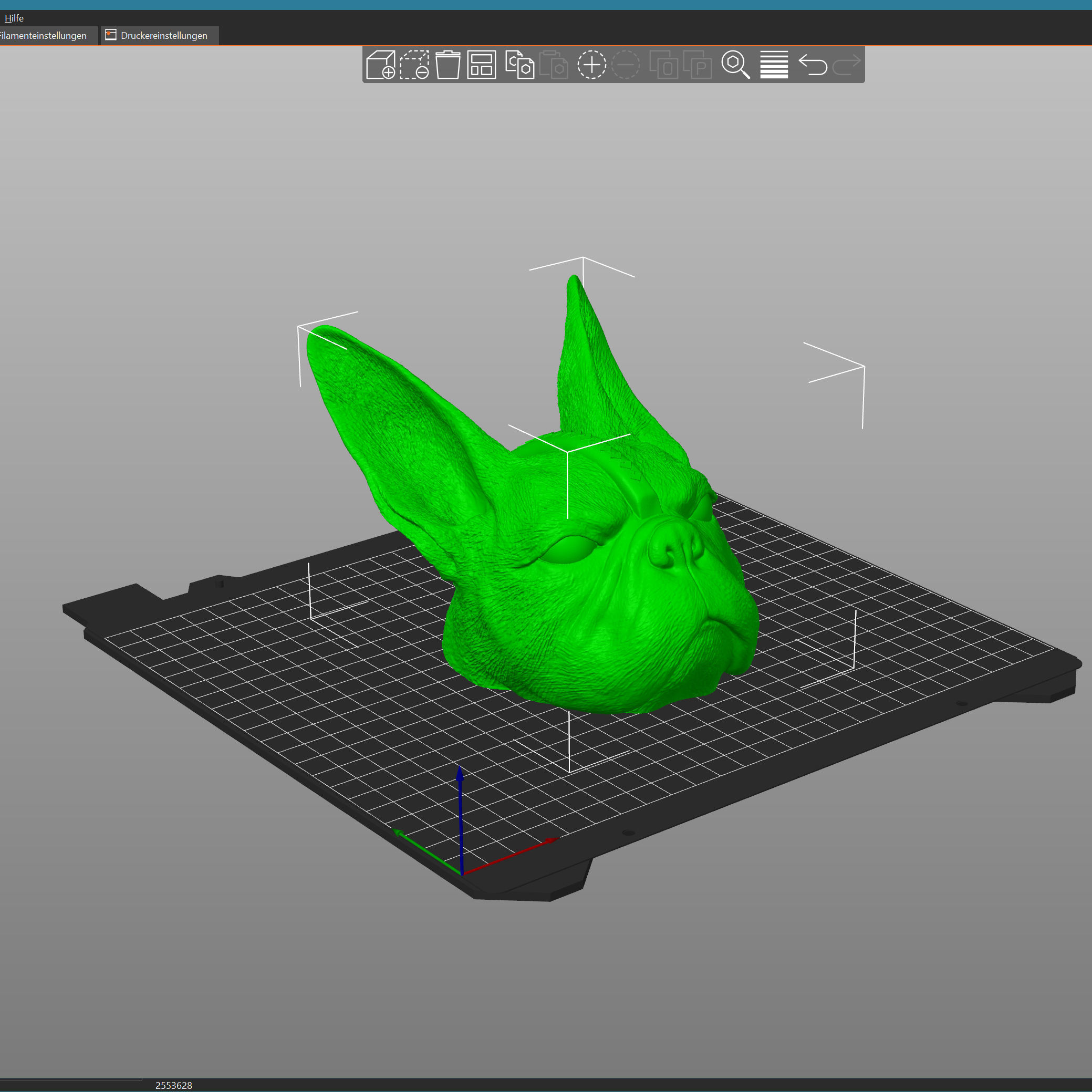Dog Bulldog Anubis 3D print model_5