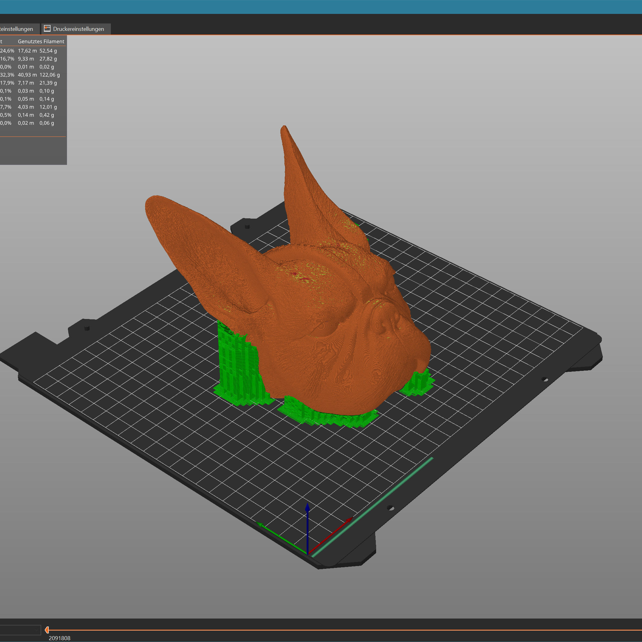 Dog Bulldog Anubis 3D print model_7
