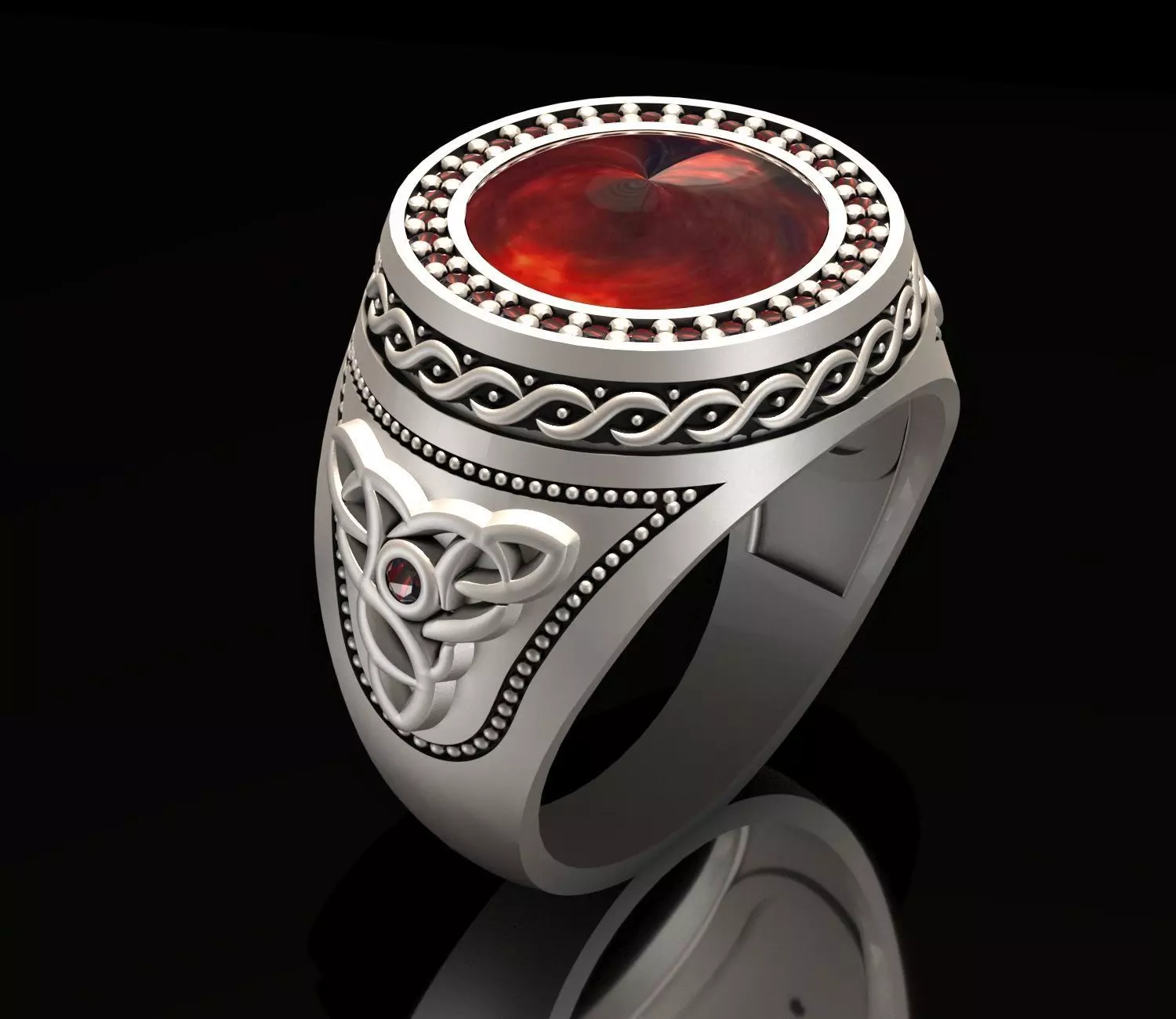 Men rings Free 3D print model