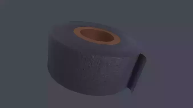 Duct Tape 3D Model Low-poly 3D model