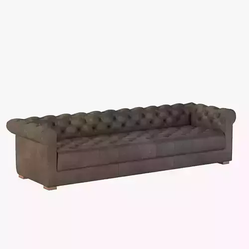 Modena Chesterfield Leather Sofa