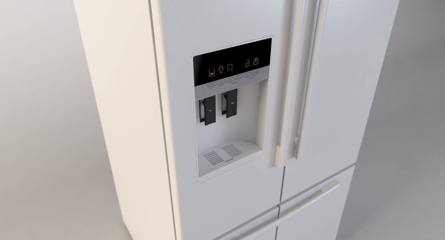 Maytag 26 Cu Ft Ice2o French Door Refrigerator 3D model_9