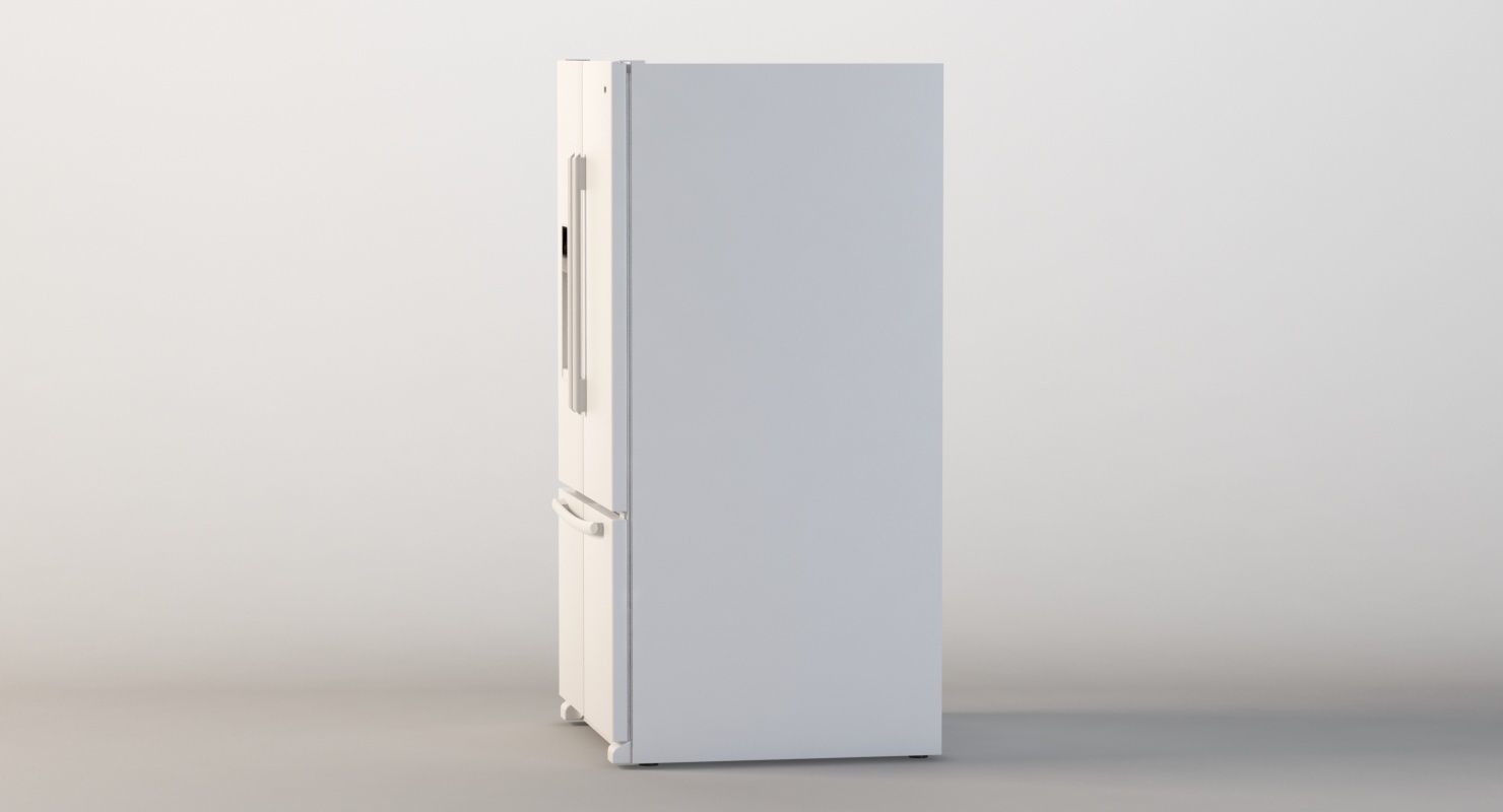 Maytag 26 Cu Ft Ice2o French Door Refrigerator 3D model_6