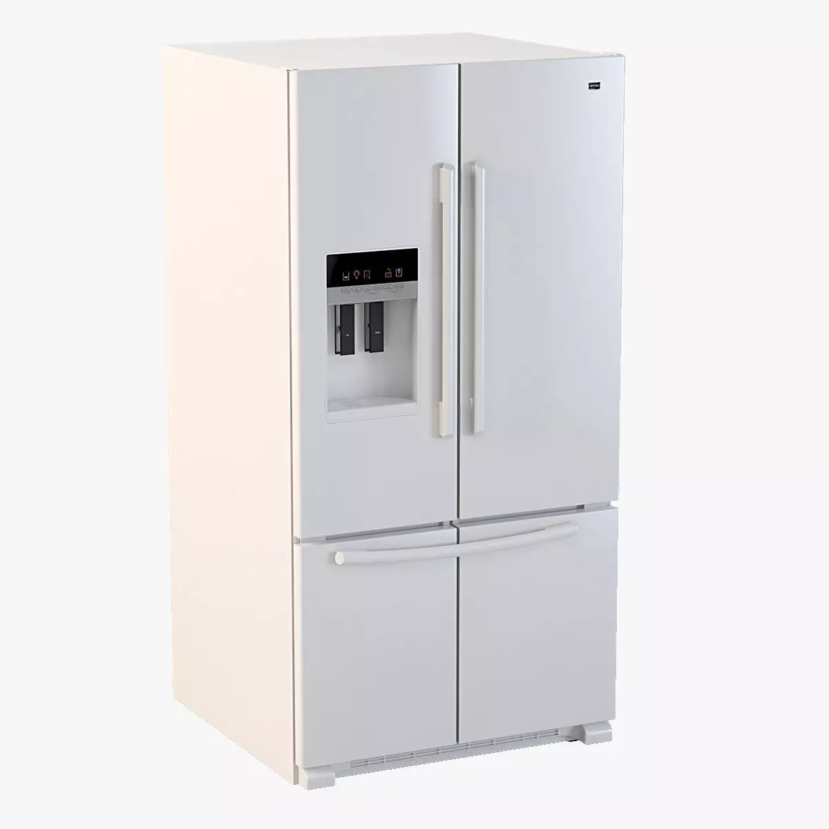Maytag 26 Cu Ft Ice2o French Door Refrigerator 3D model_0