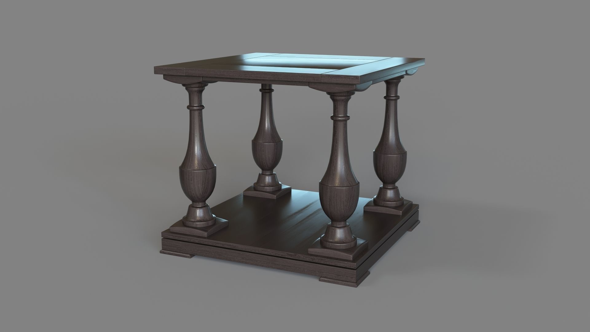 Hanover Rectangle End 3D model_2