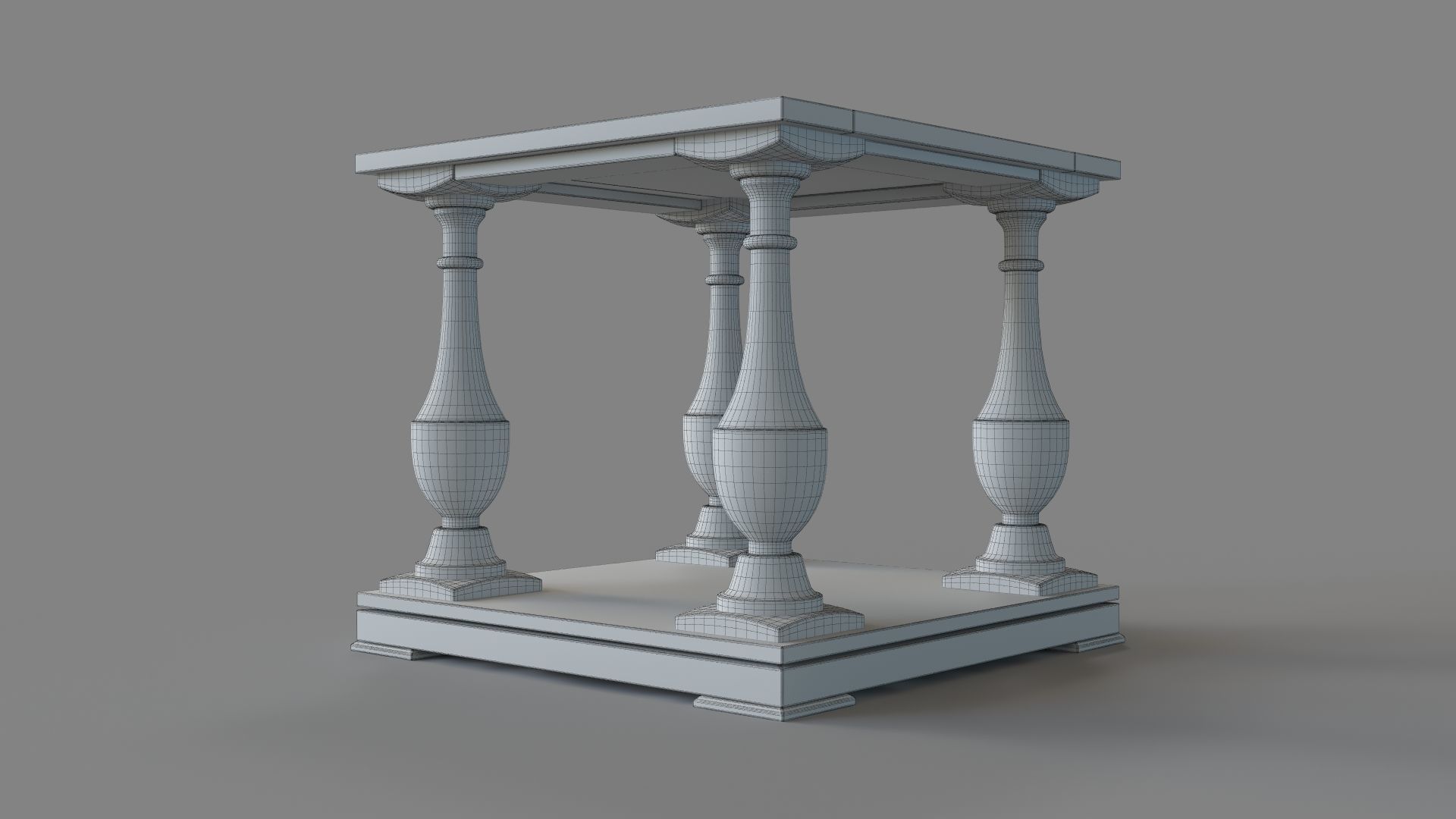 Hanover Rectangle End 3D model_5