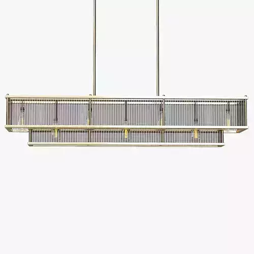 Marais Linear Chandelier 48in with Bulb