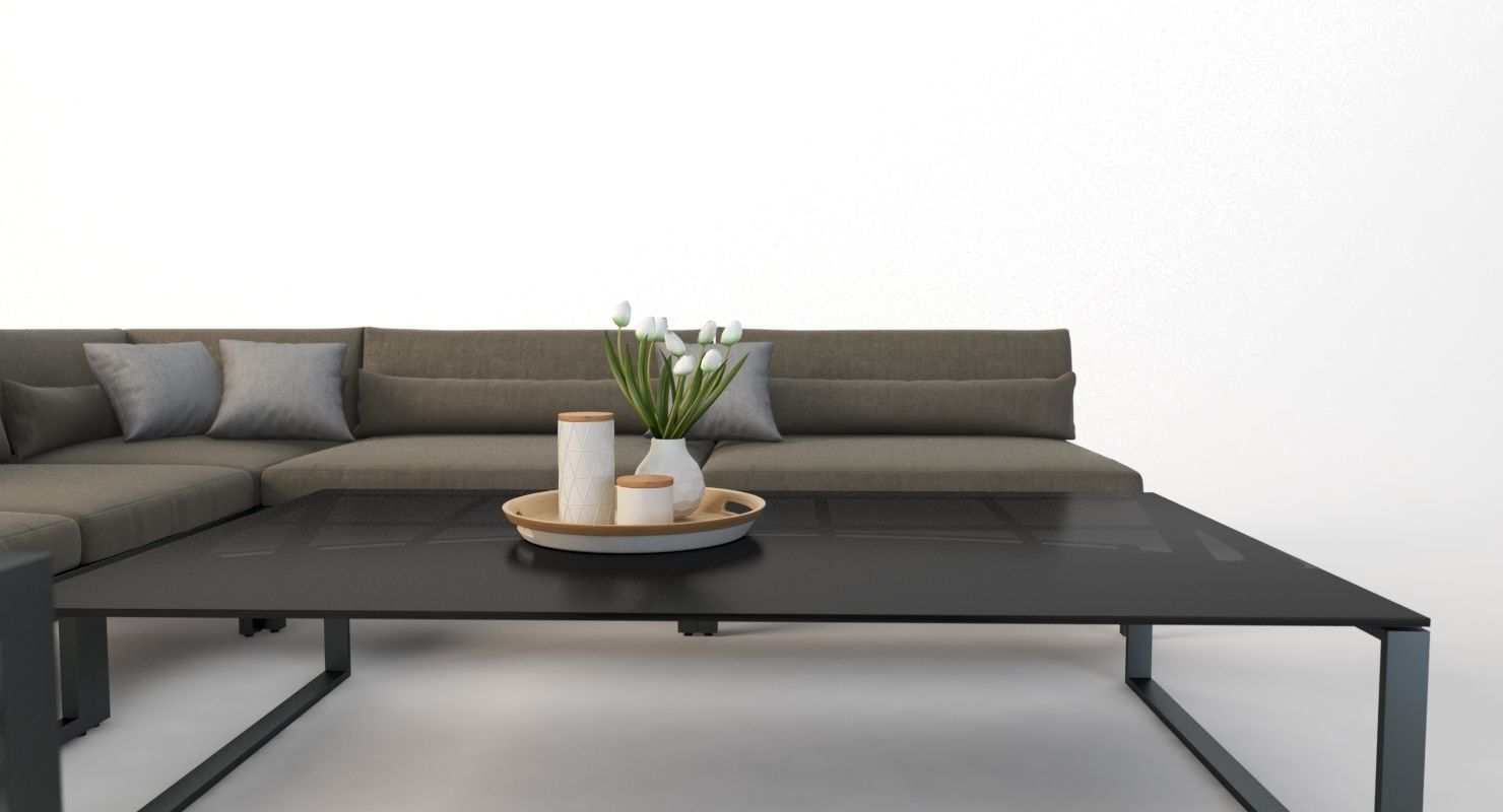 Manutti Fuse Outdoor Garden Modular Sofa 01 3D model_1