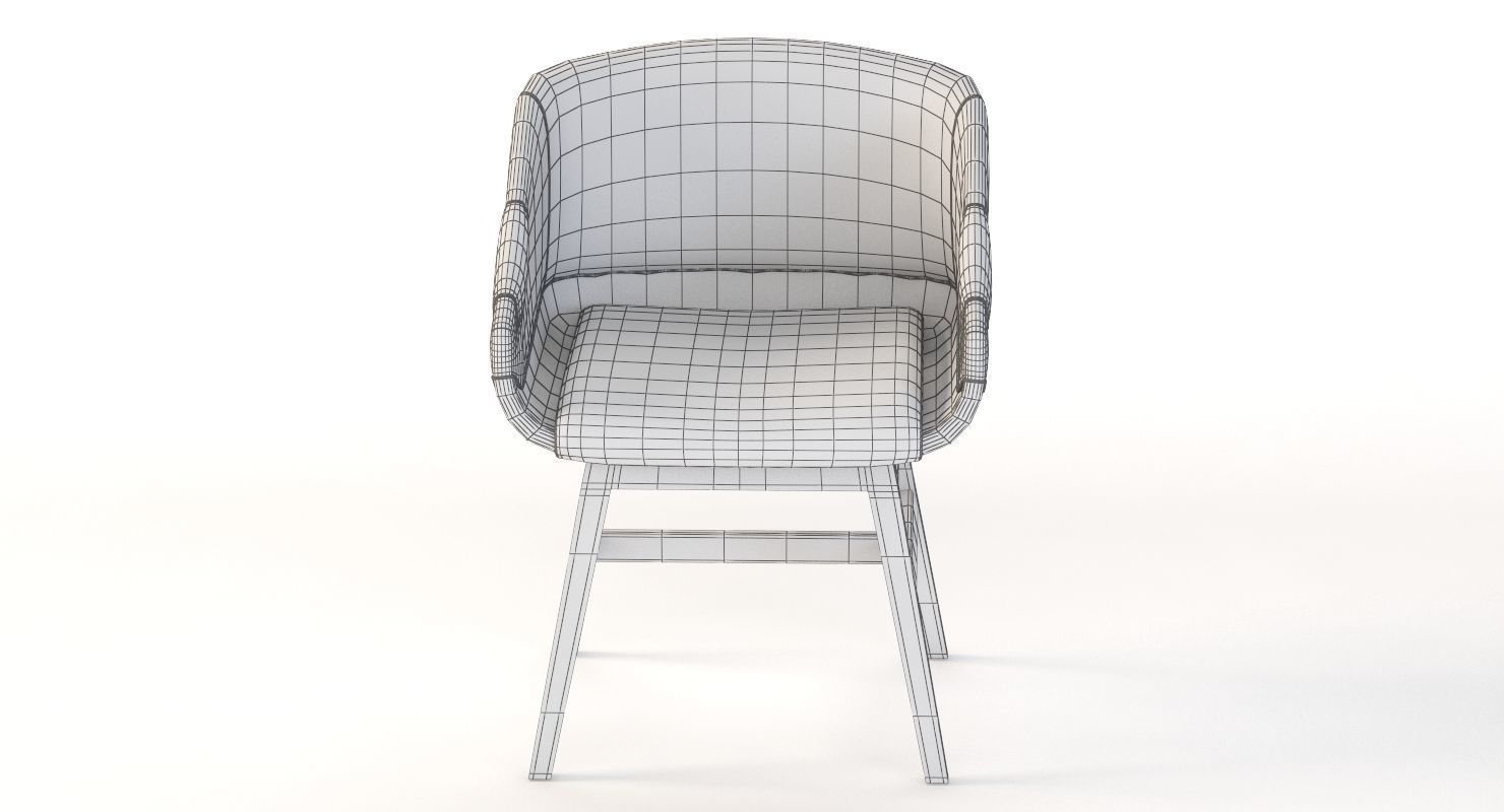 Lounge Chair 500 2472 by Charter Furniture 3D model_11