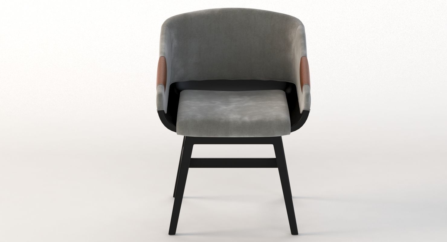 Lounge Chair 500 2472 by Charter Furniture 3D model_1