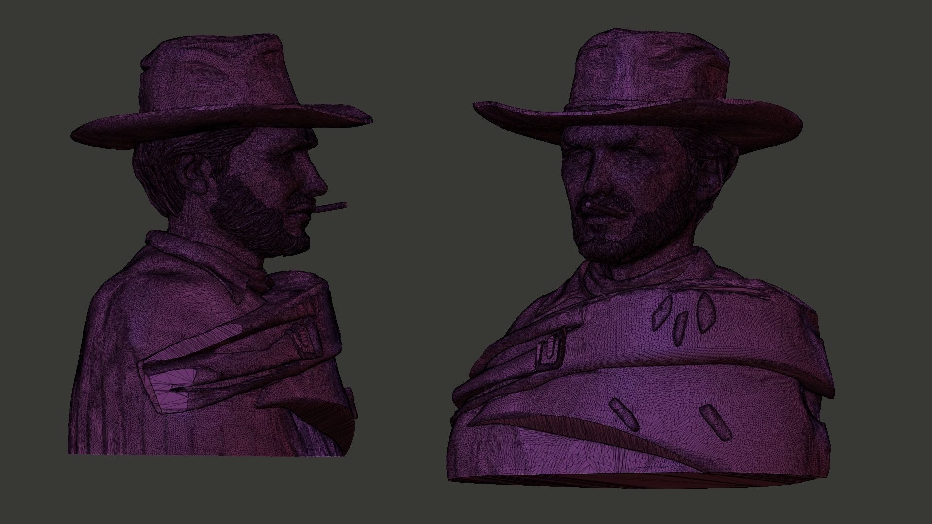 Clint Eastwood 3D print model_4