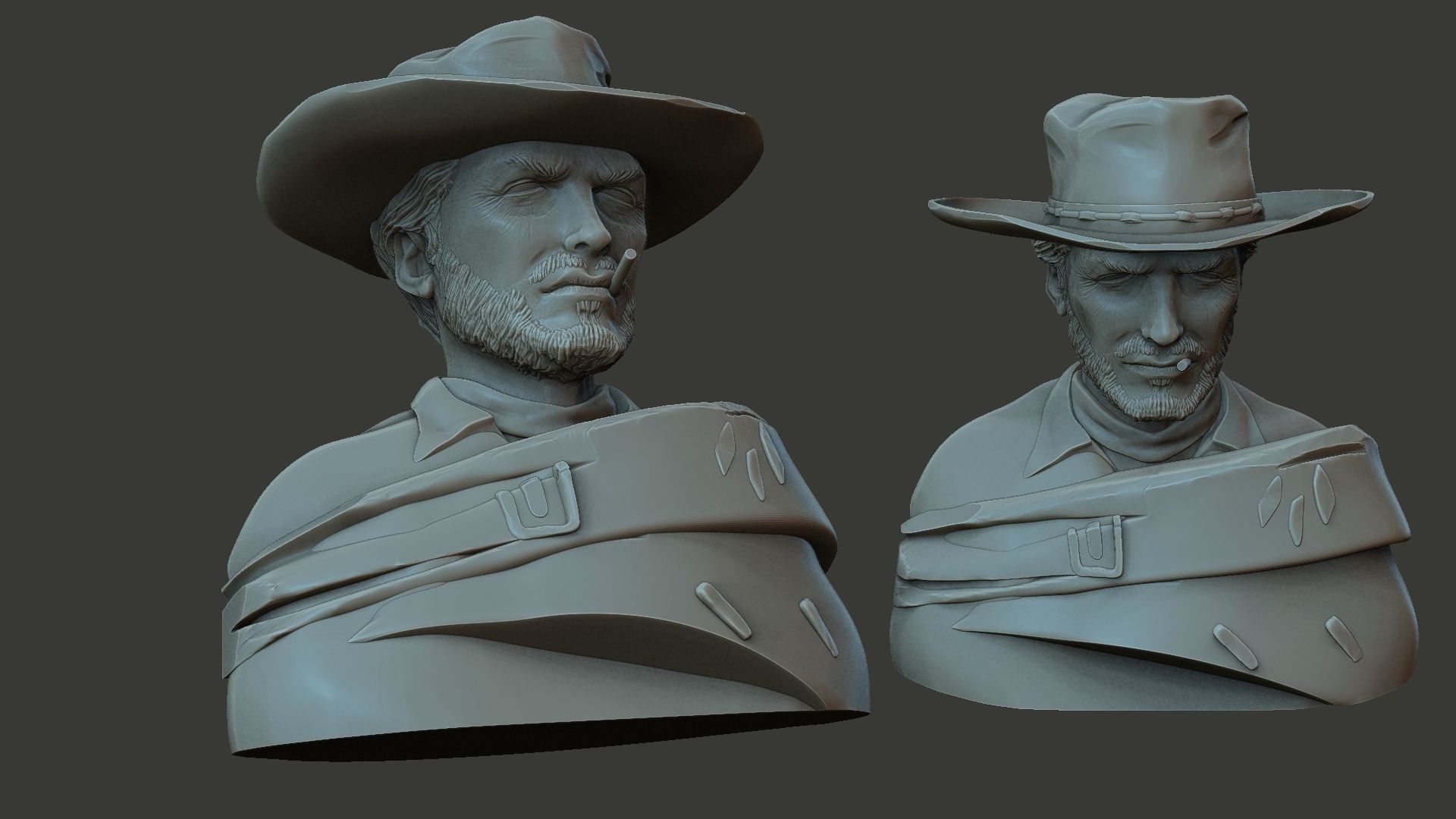 Clint Eastwood 3D print model_7