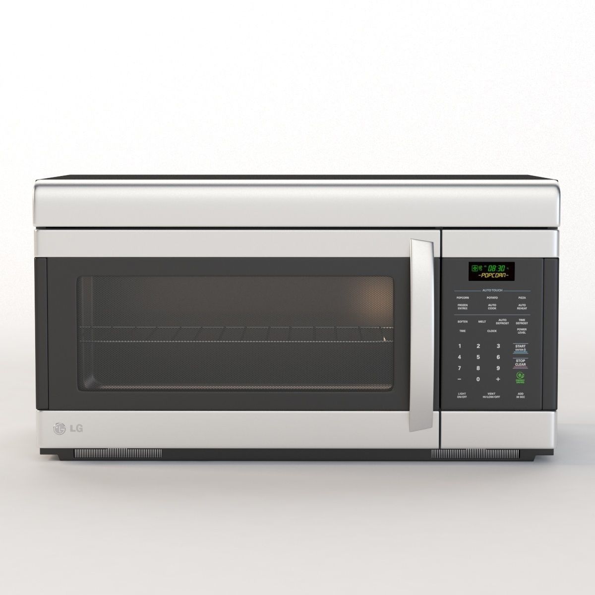 LG Non Sensor Over The Range Microwave Oven 3D model_8