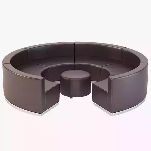 Krysten Sectional Six Module Round Circular Sofa