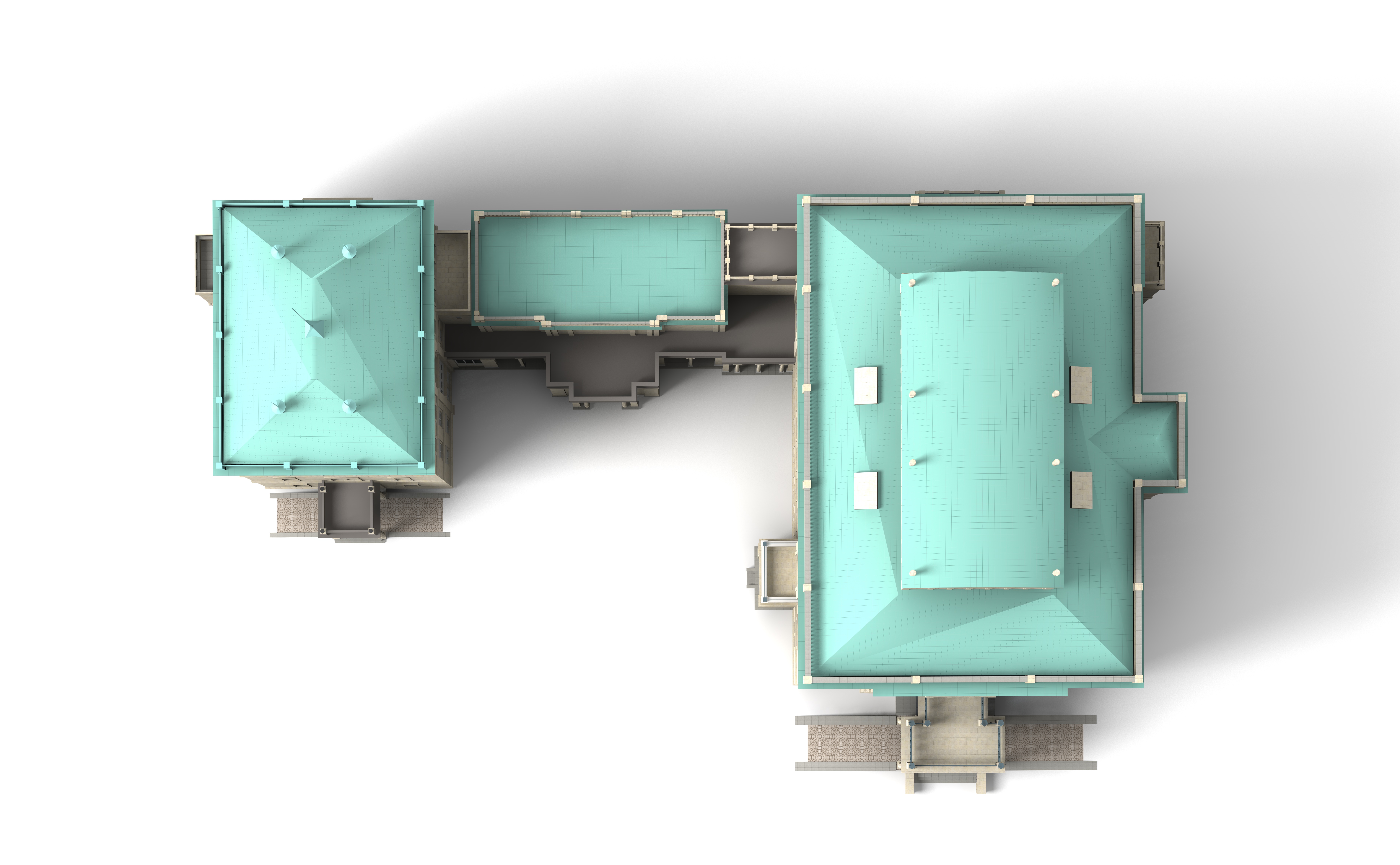 Villa Huegel Essen 3D model_5