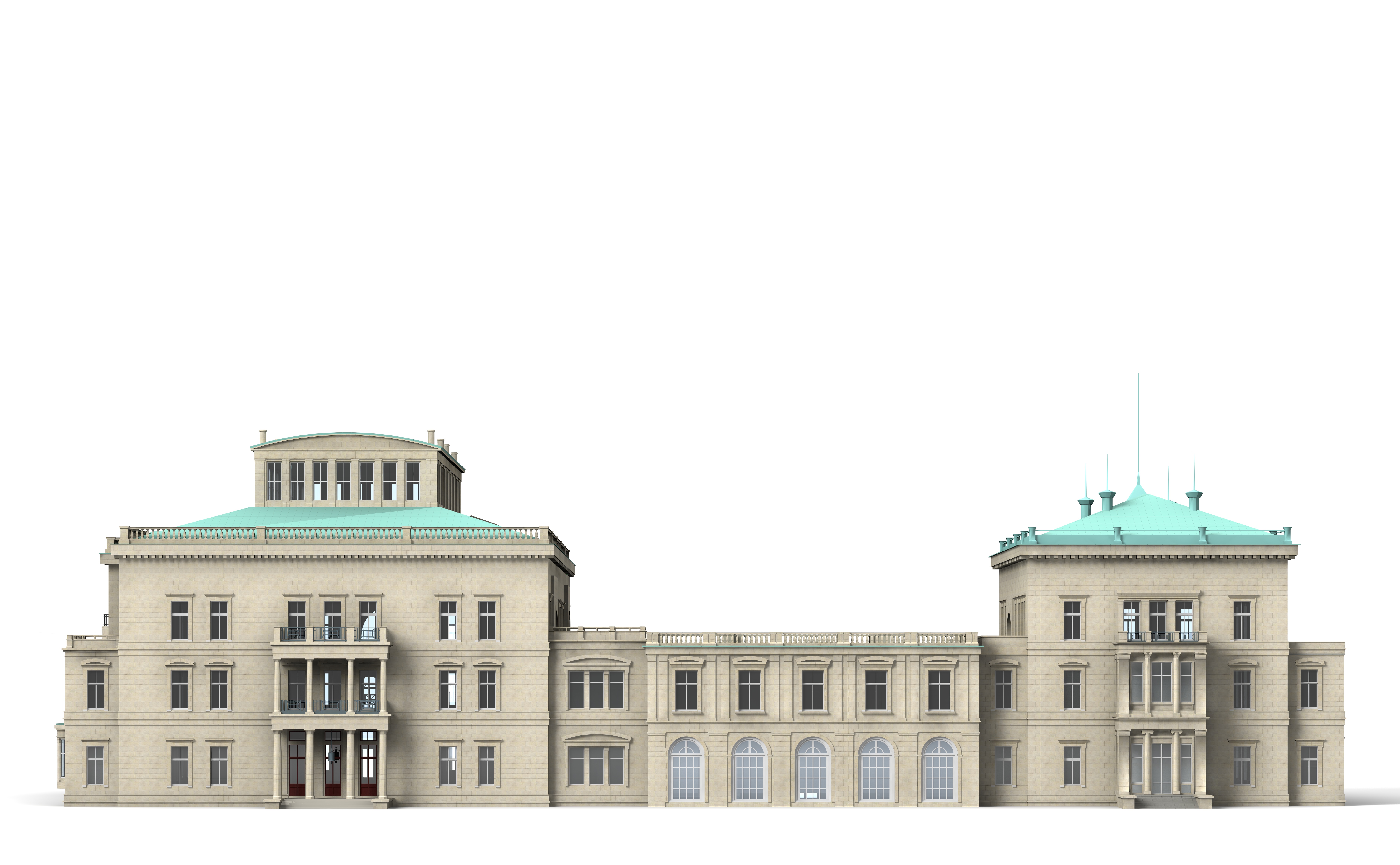 Villa Huegel Essen 3D model_6