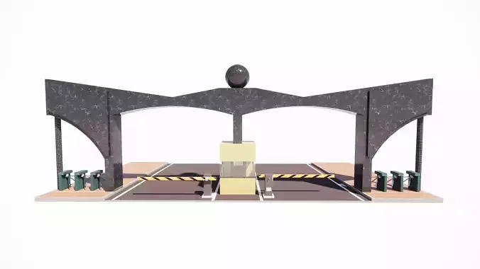 Entrance Gate 3D model