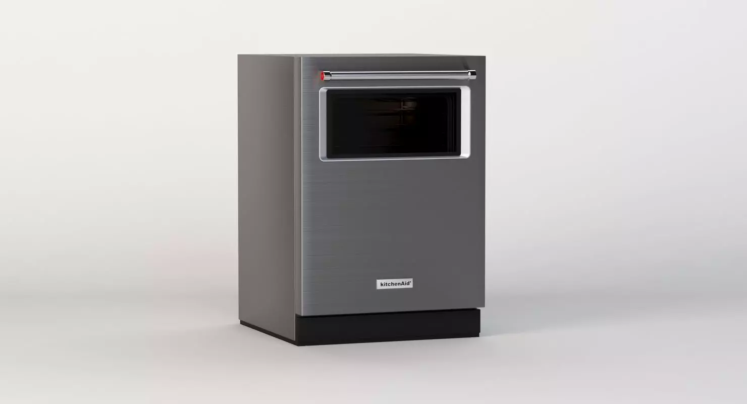 Kitchenaid Built In Dishwasher With Window Kdtm384ess 3D model_0